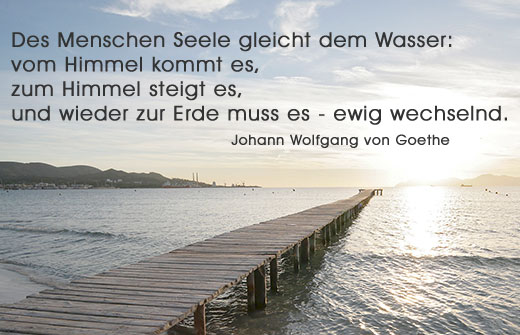 Brettersteg der ins Meer führt