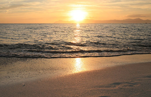 Sonnenuntergang am Meer